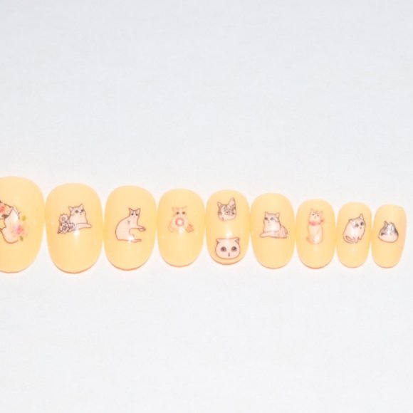 Cats- press on nail set - Picture 2 of 7